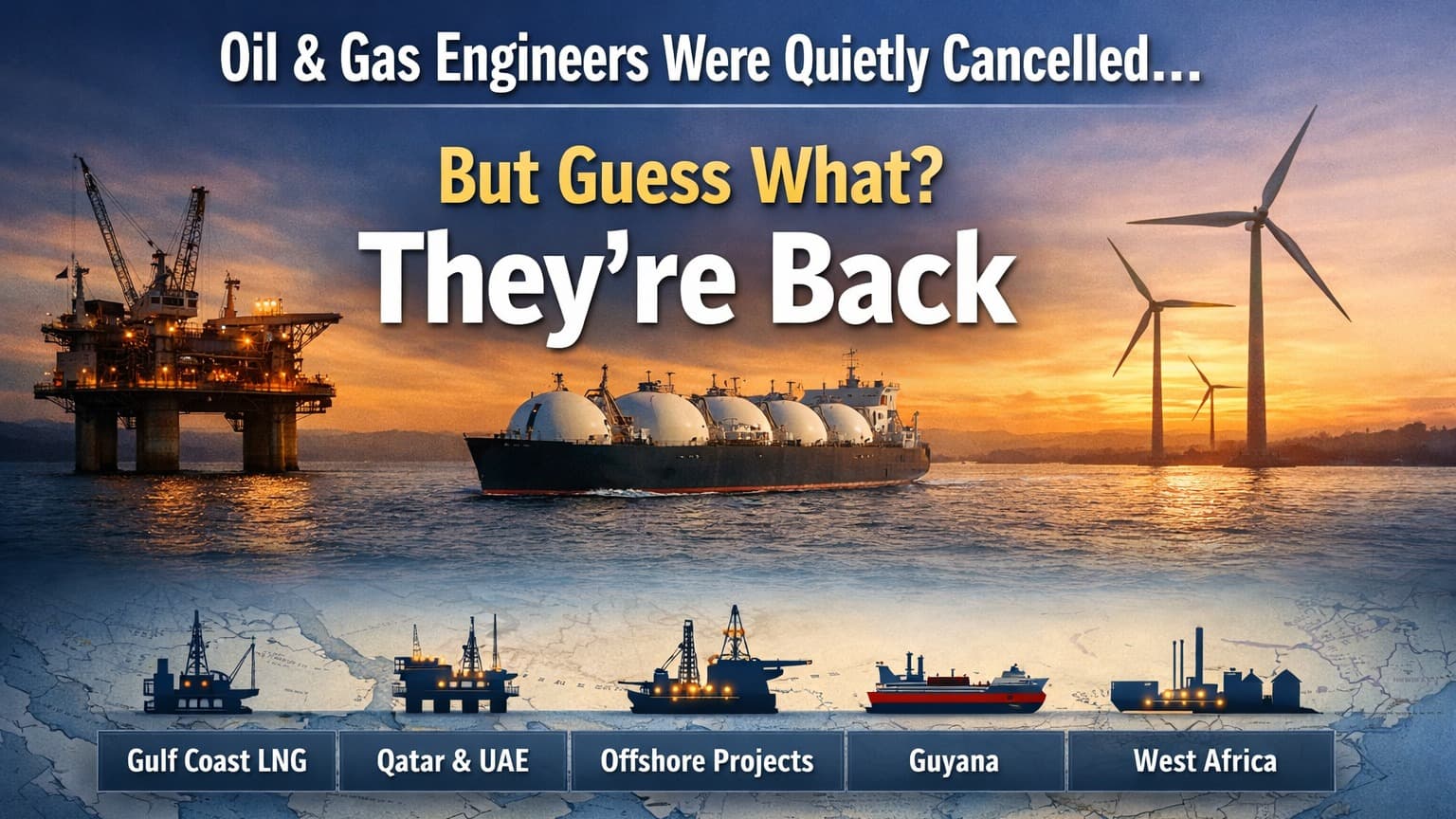 Suddenly Oil and Gas are appearing in CVs again not windmills