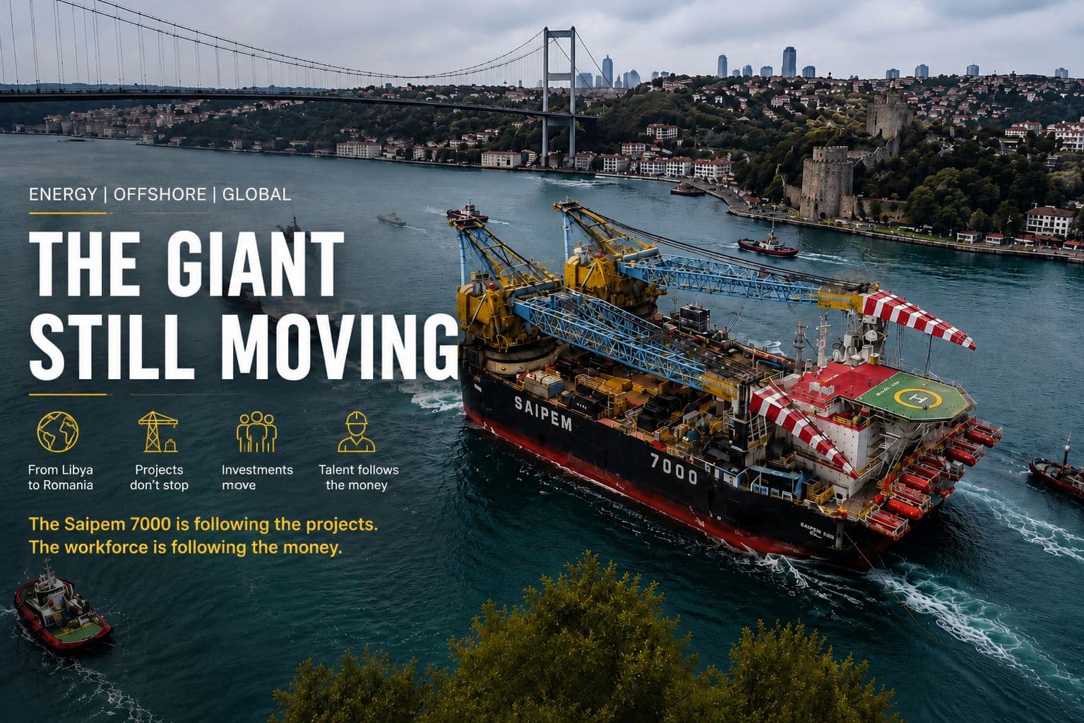 THE GIANT STILL MOVING